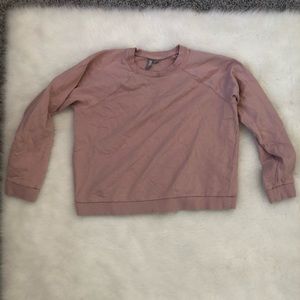 Light mauve sweatshirt